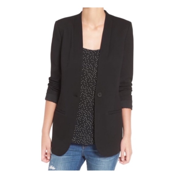 Madewell Jackets & Blazers - NWT Madewell Black Tribune Blazer